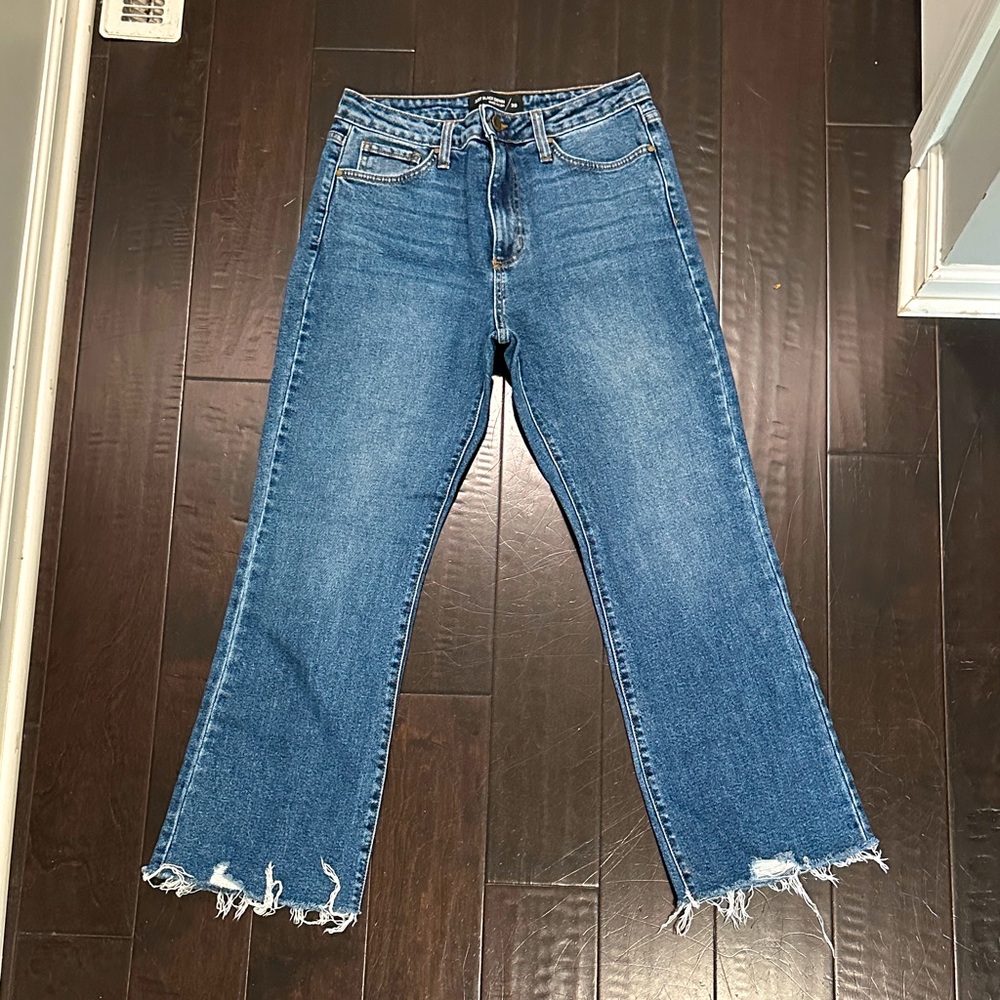 Just Black Denim Women's Flare Cropped Jeans